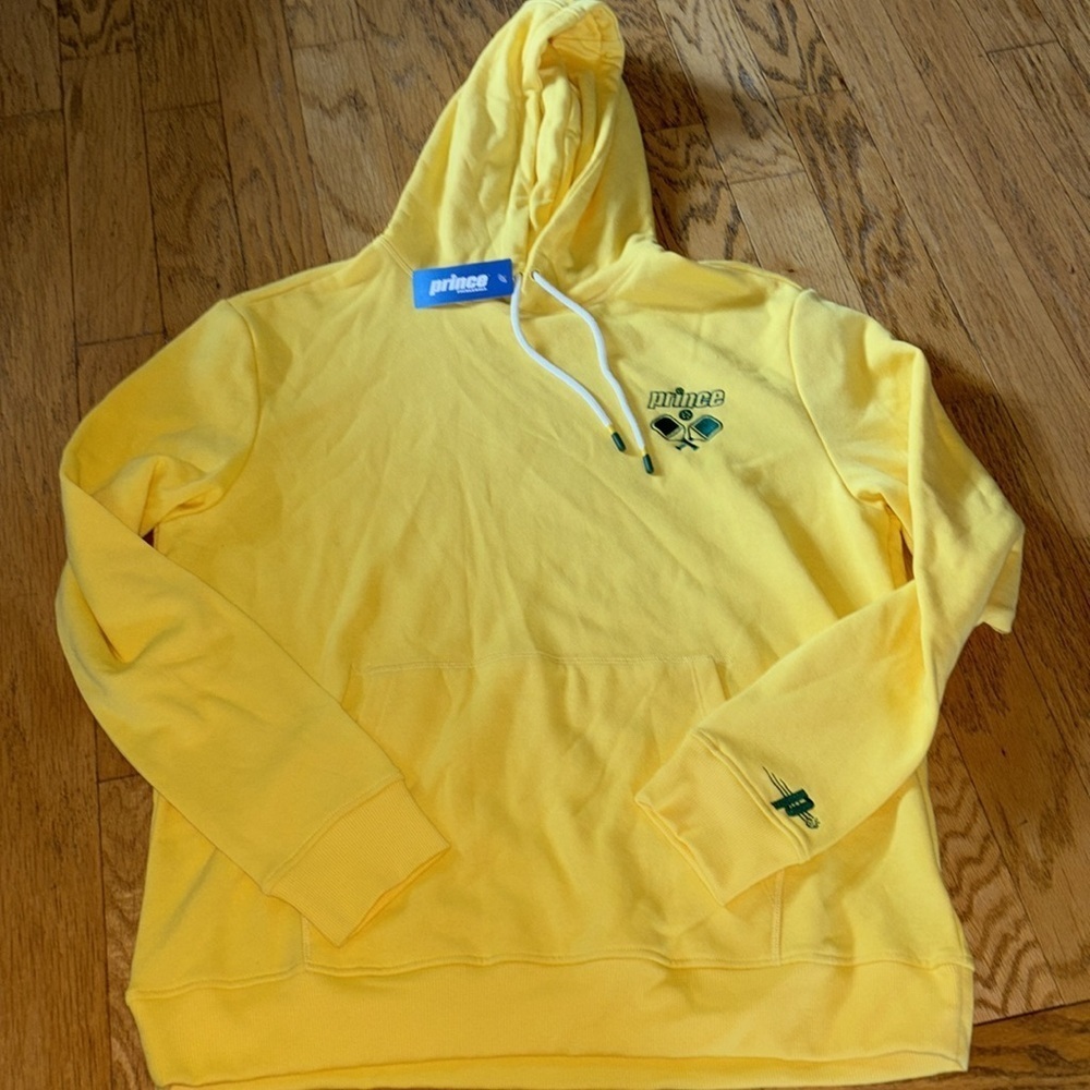 Prince pickleball yellow sweatshirt nwt - Picture 3 of 6